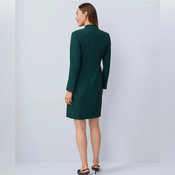 NWT Ann Taylor Forest Green Double-Breasted Blazer Dress